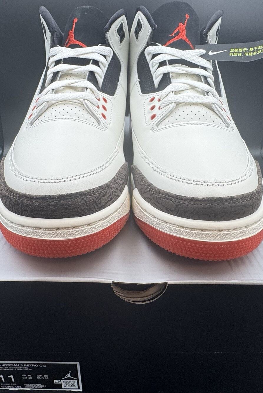 Air Jordan 3 Retro OG World’s Best Dad Sail Red IF4396-103 Men’s Size 11 NEW